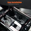 Carbon Fiber Center Console Gear Shift Panel Cover For Hyundai Santa Cruz +