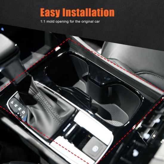 Carbon Fiber Center Console Gear Shift Panel Cover For Hyundai Santa Cruz +