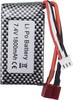 7.4V 1800mAh Lithium Battery with T-Plug | Compatible with WLTOYS A959-B A969-B A979-B K929-B 144001 | Extended Runtime for RC Off-Road