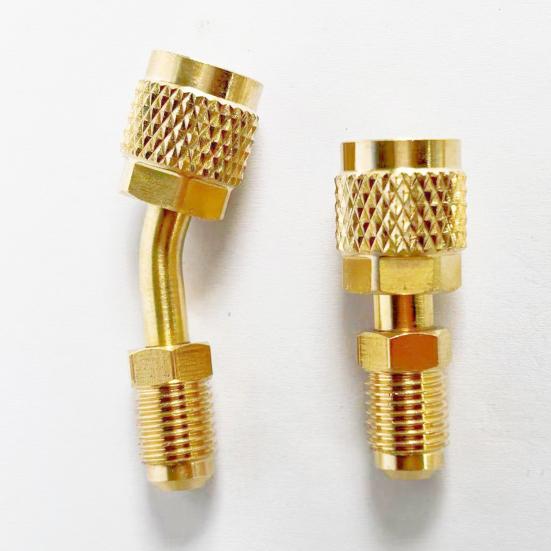 Латунный адаптер для хладагента Устойчивый к ржавчине и коррозии R32/R454B Кондиционер Обратный