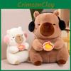 Adorable Capybara Plush Toy With Soft Short Plush Fabric For Kids And Collectors