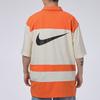 Nike Sportswear Swoosh Logo Contrast Loose Polo Shirt Men Tops Orange DJ5370-801