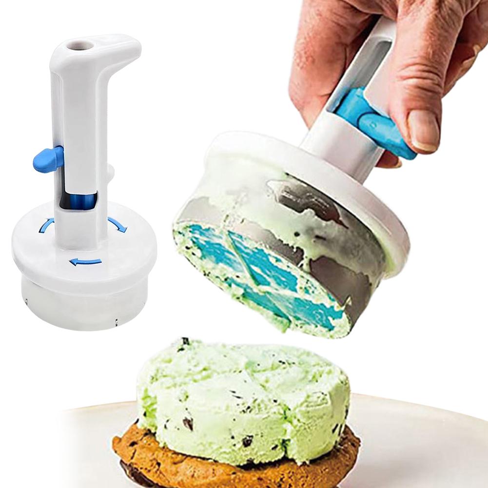 Ice Cream Sandwich Maker Scooper Easy Release Trigger Ice Cream Scooper Gelato Sorbet Press Tool for Kitchen Dessert Store