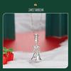 Yinziyun S925 Sterling Silver Small Bell Pendant Christmas Necklace