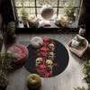 Pile of Skulls,Round Area Rug,Carpet Rug for Living Room Bedroom Sofa Playroom Decor,Non-slip Floor Mat