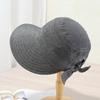 A must-have bow sun hat for spring and summer travel, women's sun protection, washbasin hat, outdoor mountaineering sun hat