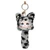 Long Tail Plush Cat Keychain Hanging Decoration Bag Charms Delicate Cat Plush Toy  Bag