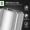 40L Dual Compartment Stainless Steel Bin, with Deodoriser Holders - Silver Tone