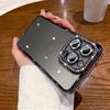 Glitter Diamond Camera Protector Case for iPhone 14 Pro Max 11 12 13 Pro Xs Max 14 7 8 Plus X Xr Luxury Girl's Silicone Cover