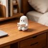 Фигурка призрака, читающего книгу, 3D-печатная милая мини-статуэтка сидящего призрака для Хэллоуина, книжной полки, стола, домашнего декора