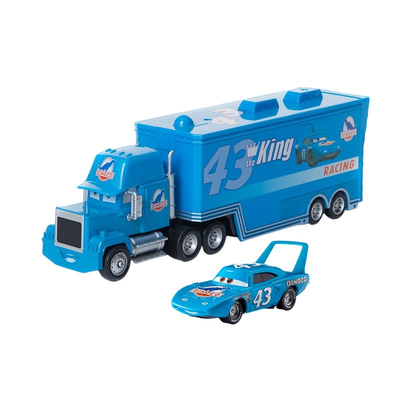 Игрушечная машинка Disney Pixar Тачки 2/3 Молния Маккуин Чик Хикс Кинг Mater 1:55 Литая металлическая модель Игрушка Детский Подарок