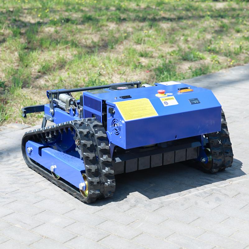 Narrow Body CE EPA Crawler Remote Control Lawn Mower Dense Fruit Orchard Grass Weeder