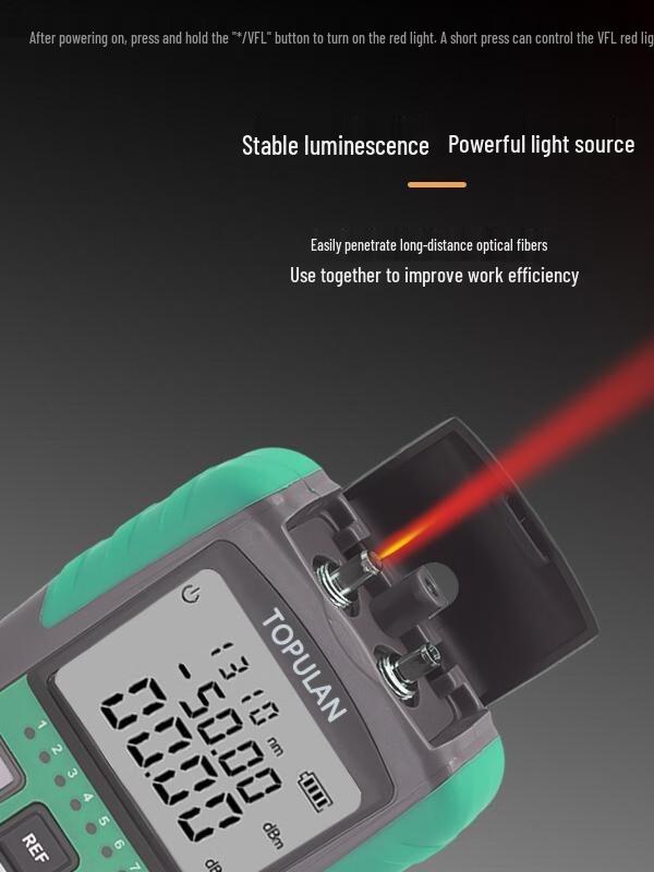 High-Precision Optical Power Meter with Integrated VFL