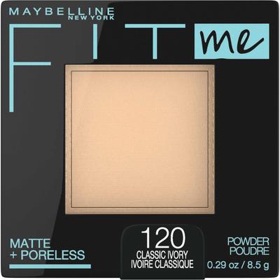 Maybelline Fit Me Матовая пудра для лица, сужающая поры, Классический слоновой кости, 0,29 унции