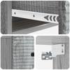 Wall Mounted Nightstand Grey Sonoma 34.5 x 33 x 20 cm