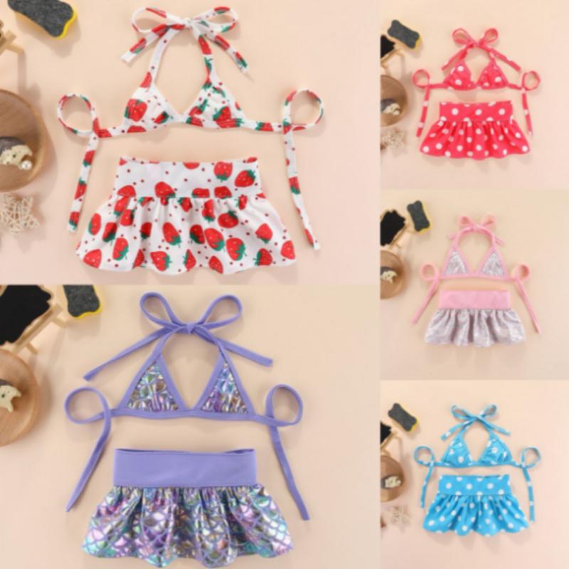 Товары для животных Летняя одежда Комплект бикини для животных Купальники Пляжная одежда