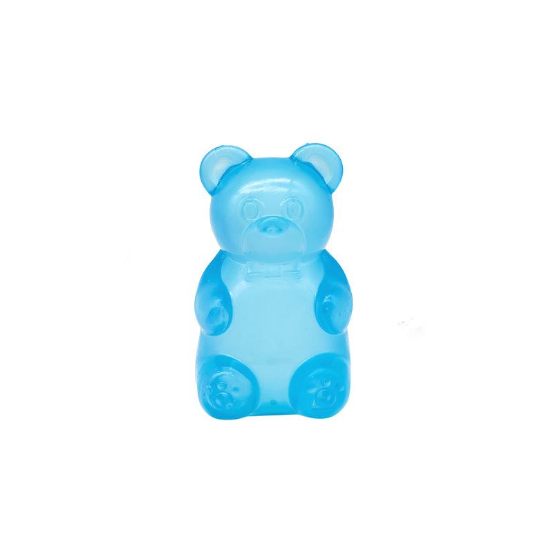 @Soft Sensory Desk Ornament: Maltose Bear Shape Stress Reliever, Creative Office Pressure Relief Tool, Aesthetic Room Decoration