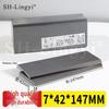 Haoliwang KRX-7A Вакуумный насос Угольные лопатки 147x58x7; Варианты графитовых лопаток: 7x57, 7x58, 7x52, 7x54, 7x50, 7x147.