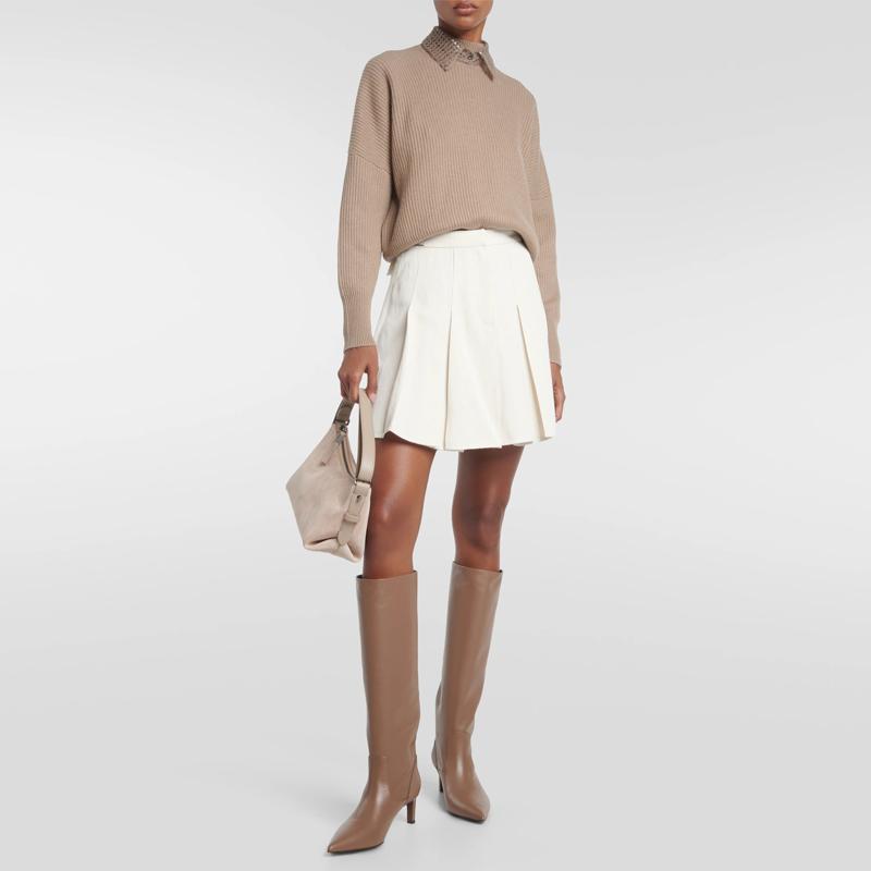 Krazing Pot Cow Leather Autumn Winter Shoes Stiletto Thin High Heels Big Size 46 European Style Keep Warm Thigh High Boots