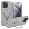 Apple 14/ iPhone15pro Magnetic Leather Protective Case with Car Mount and Anti-Fall Feature
