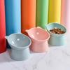 Cat Bowl High Foot Dog Bowl Neck Protector Cat Pet Food Water Anti-tip Binaural Pet Feeding Cat Accessorie Pet Dessert Bowl