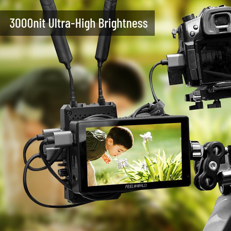 Fuwede 5.5" 4K Camera Director Monitor: High Brightness HD Screen for Mirrorless & DSLR