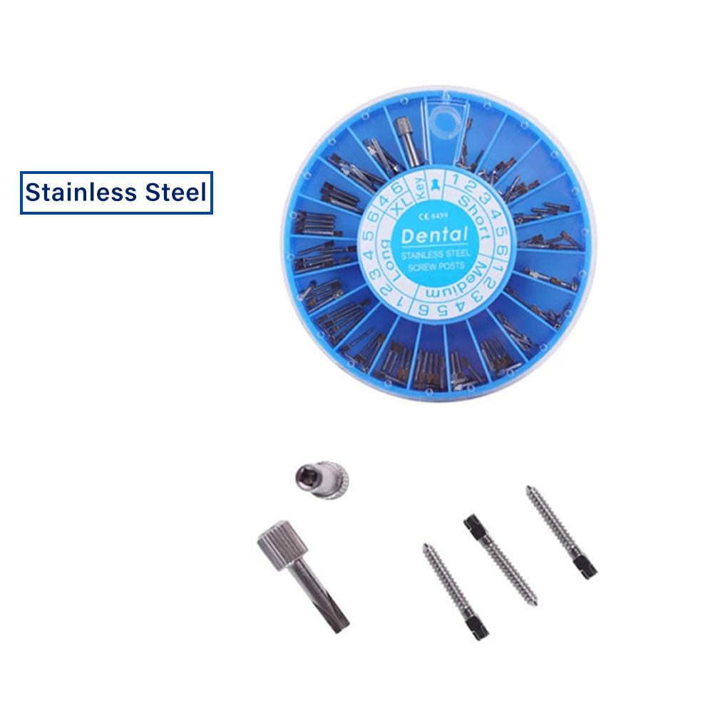 Стоматологическая отвертка, сверло для ногтей из чистого титана, низкоскоростная дрель для свайных каналов, оральные сверла с медленной резьбой, позолоченные