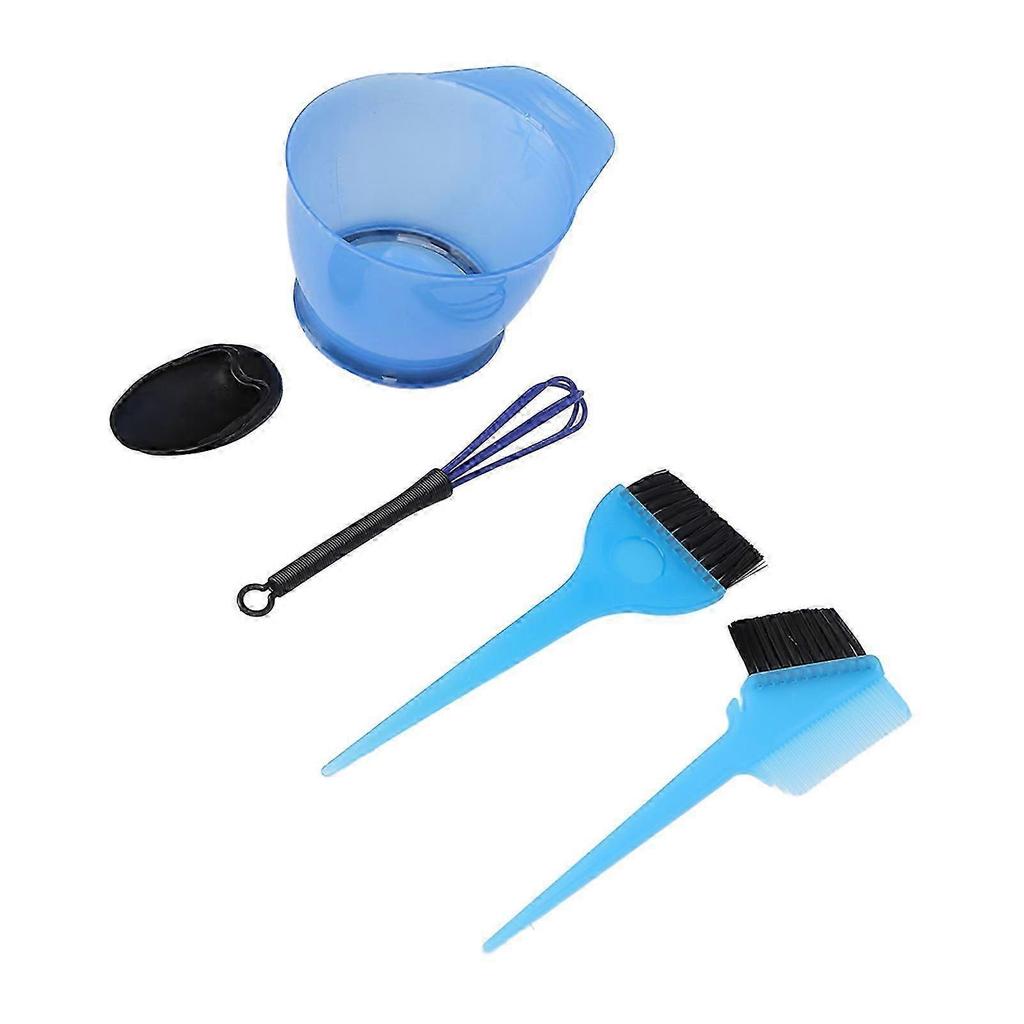 Hair Dye Tools Set 6Pcs ABS Bowl Brush for Home DIY and Professional Salons