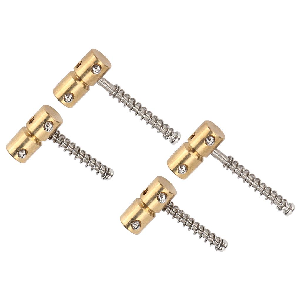 4 шт. Латунный бридж для 4-струнной бас-гитары, набор кит, аксессуар, замена для электрогитары