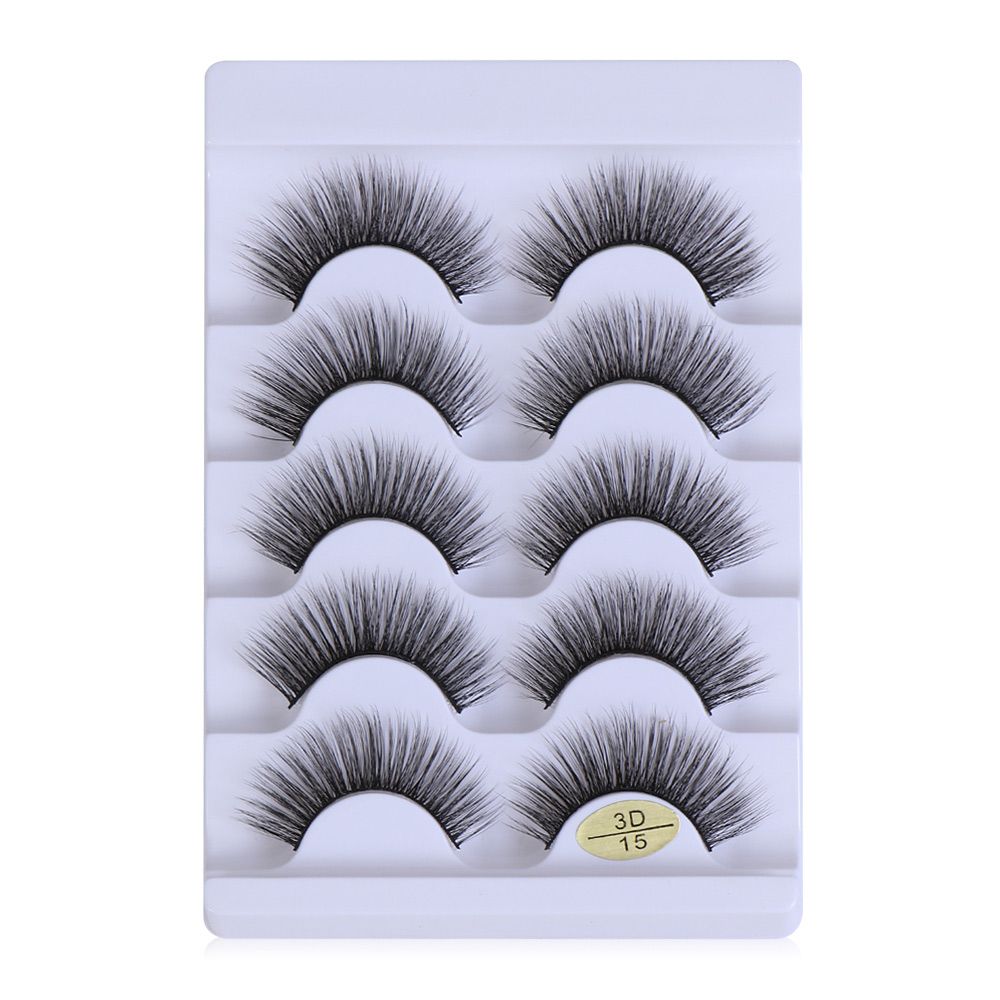 Flared Multi-styles Natural Long Criss-cross Eye Lash Extension 3D Faux Mink Hair False Eyelashes