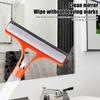 Glass Wiper with Built-in Spray Bottle Ergonomic Design Traceless Cleaning Spray Wiper Multi-Purpose 3-in-1 Tool