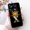Чехол для телефона Motorola Signature 2026 с буквой Crown Для Motorola Signature XT2603-2 Черный Силиконовый Мягкие Чехлы Бамперы