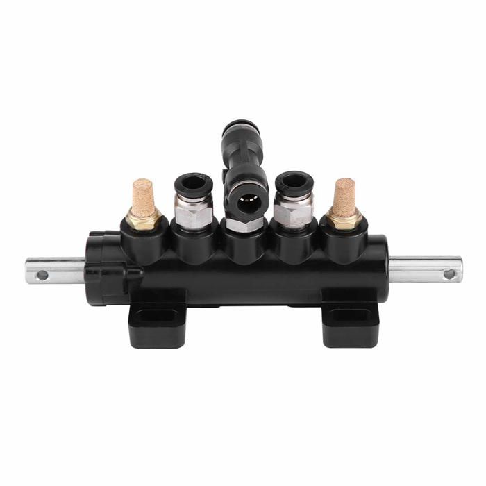 Vanne commande au pied - AIMOONSA - Type B - pour démonte-pneus Ranger - tuyau Ø8 mm - tige Ø10 mm - aluminium