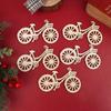 5Pcs 1:12 Dollhouse Miniature Christmas Bike Ornament Bicycle Model Home Decor Toy Doll House Accessories
