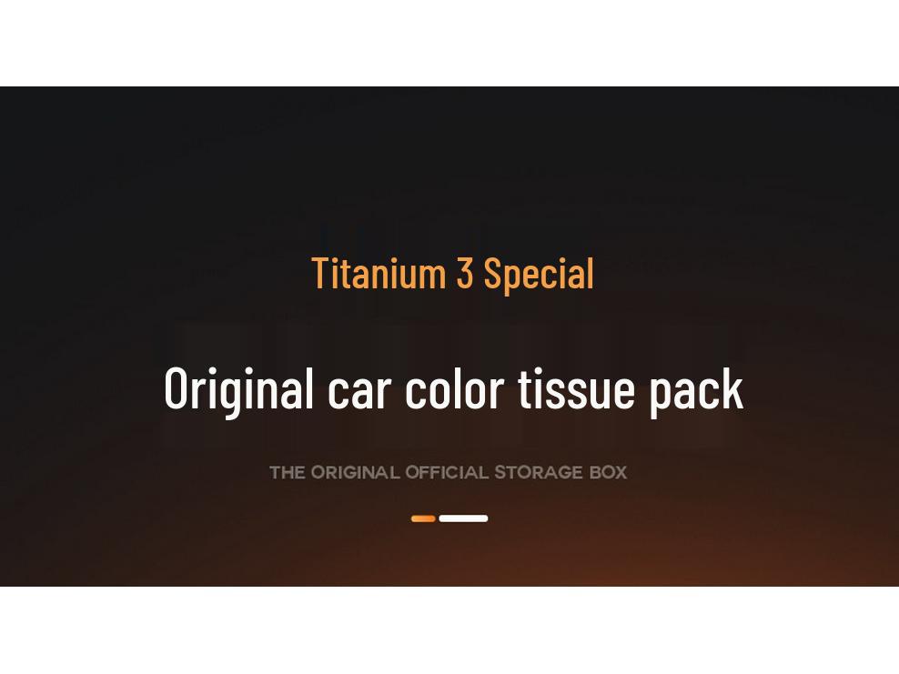 BYD Leopard Titanium 3 Car Armrest Tissue Holder - Original 25 Version