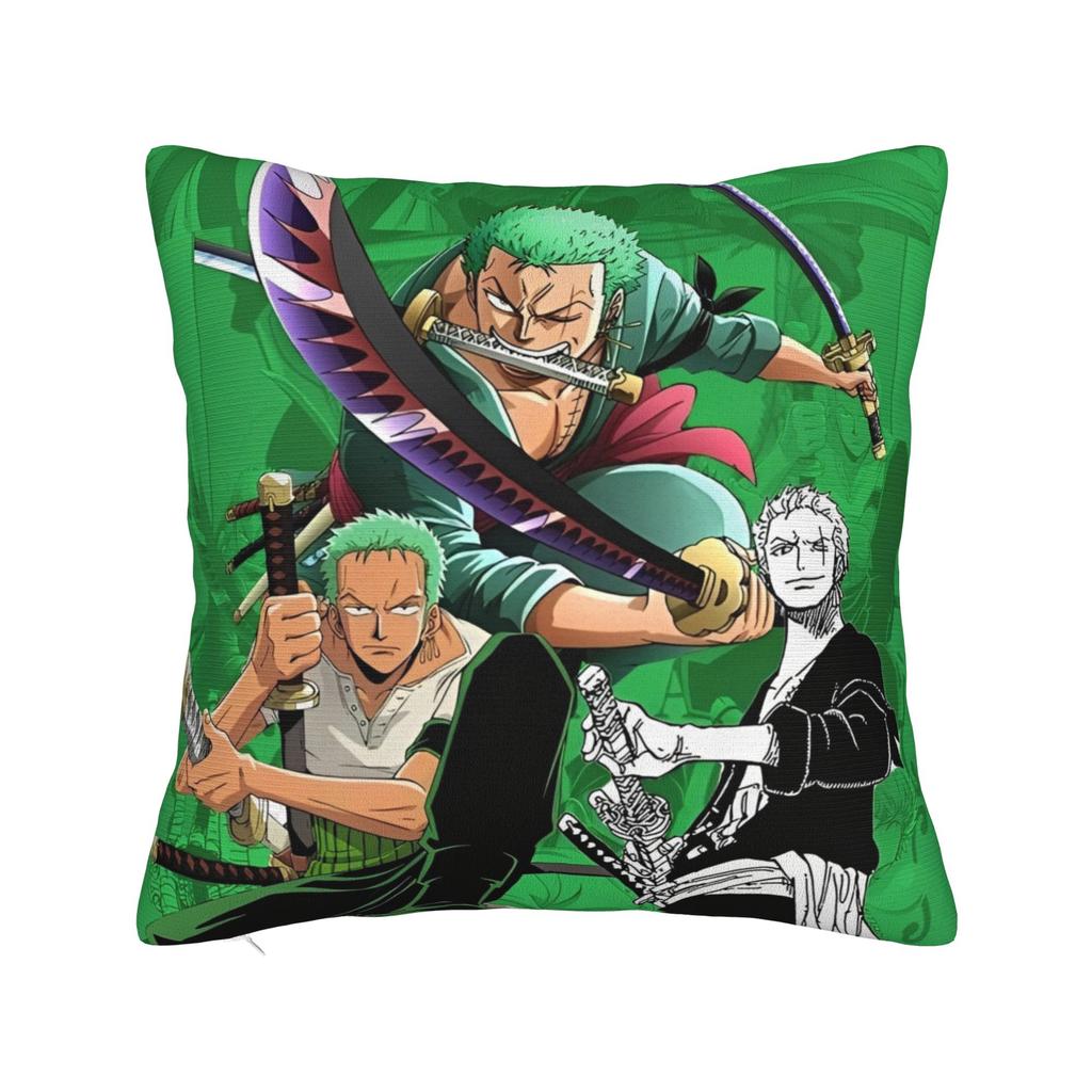 Luffy Anime Chopper Square Pillowcases Polyester Car Cushion Cover Cool Home Decoration Pillow Cover