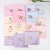Soft Embroidered Floral Cloth Reusable Hankies Fabrics Elegant Lace Flower Hanky  For Women