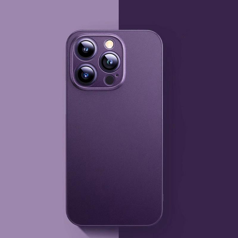 0.3mm Ultra Thin Matte Case For iPhone 16 15 14 13 12 11 Pro XS Max Plus Mini X XR Transparent Back Cover Frosted Hard PP Shell