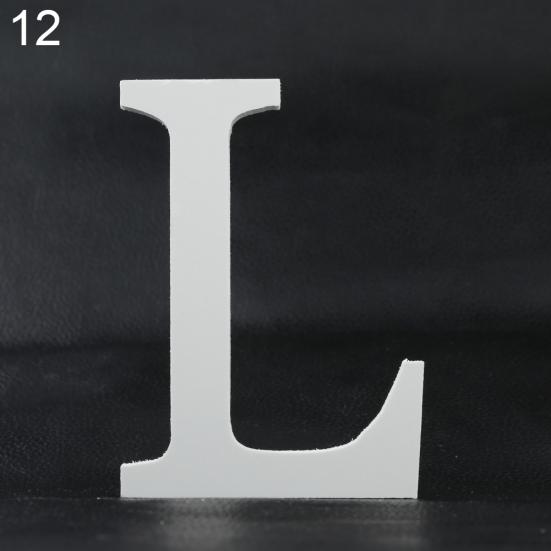 Креативные толстые деревянные украшения для дома с буквами алфавита на свадьбу, день рождения