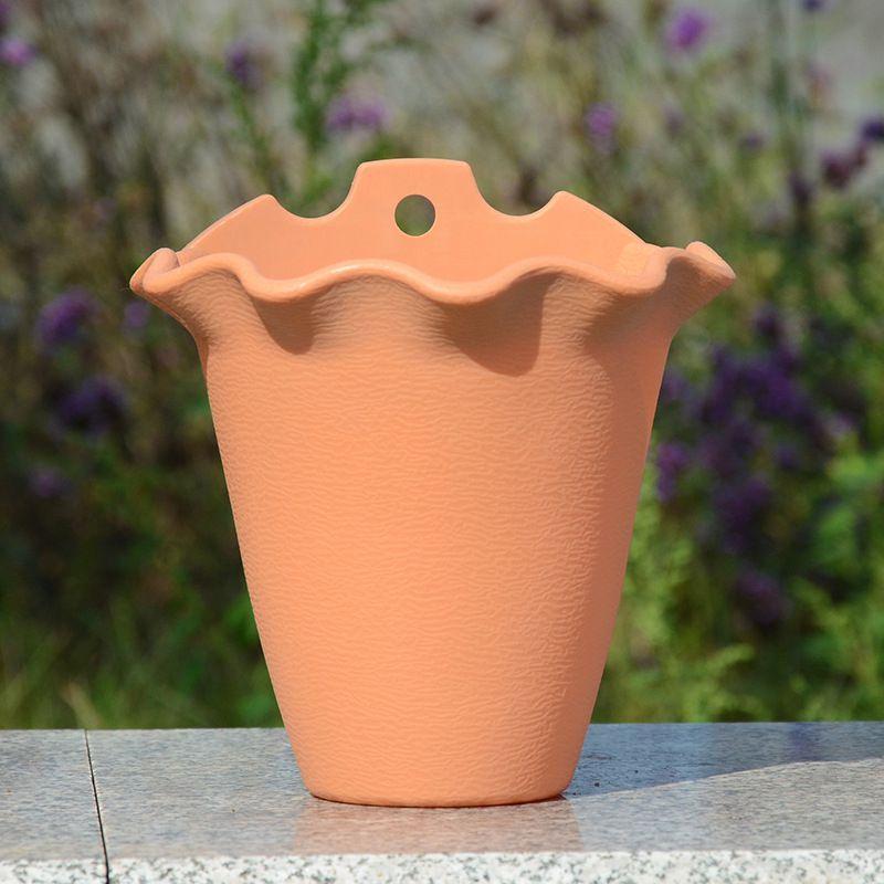 Яркий пластиковый подвесной горшок для цветов для украшения сада или стены балкона