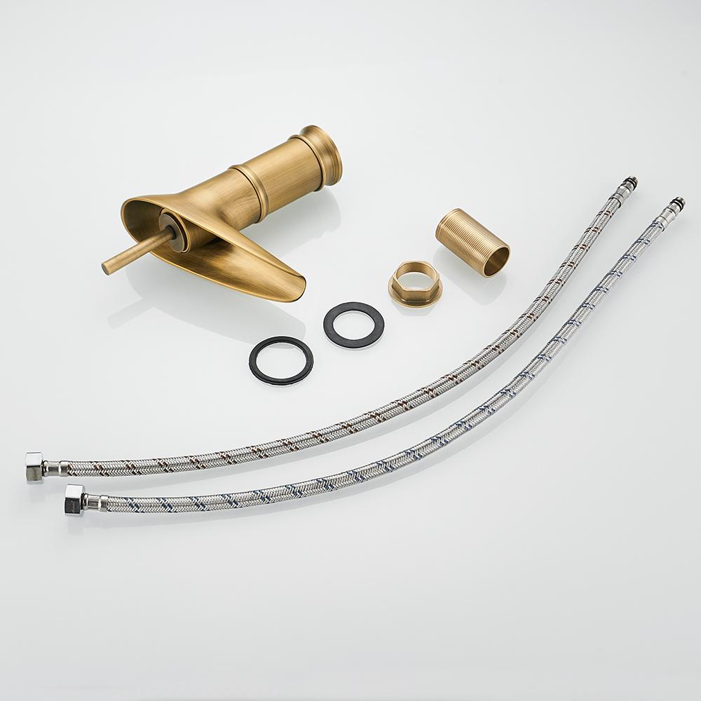 Basin Faucets Waterfall Faucet Basin Mixers Sink Taps Bathroom Faucet Water Tap Rainfall Mixer Torneira Do Anheiro 6088