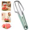 Stainless Steel 3-in-1 Watermelon Cutter Slicer Tool Water Melon Fork Popsicle Watermelon Knife Fruit Cutter Kitchen Gadgets