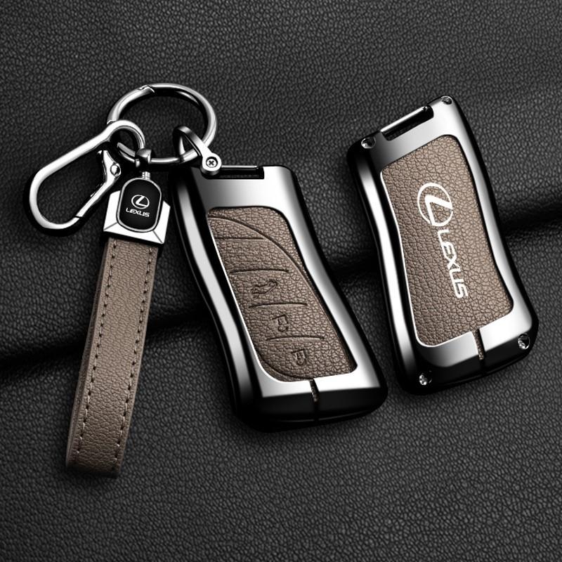 Vintage Leather Car Key Case Fob Cover For Lexus RX 300 330 350 400h ES GS RX LX GS GX NX Is 250 200 LX470 570 GX460 470 CT200h AEO1