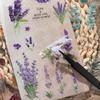 1 Set Flower Plants Scrapbook Sticker with 10 Paper Sheet Waterproof