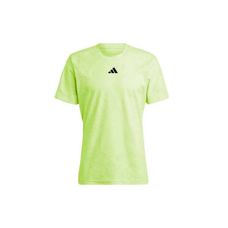adidas Мужская теннисная футболка Aeroready Freelift Pro лимонно-желтая IK7108