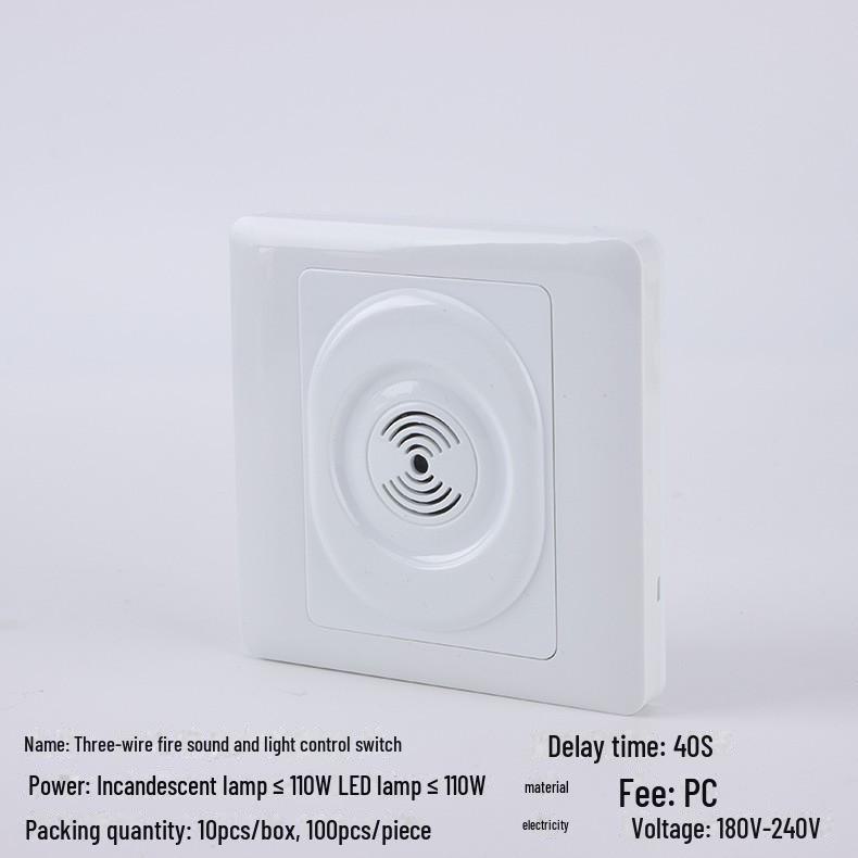 Панель управления скрытым светодиодным освещением коридора 86-го типа с голосовым управлением и задержкой звука и света