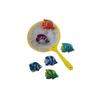 Fishing Game for Children with Net and 6 Colorful Fish Ideal for the Bath the Pool or Outdoor Water Games