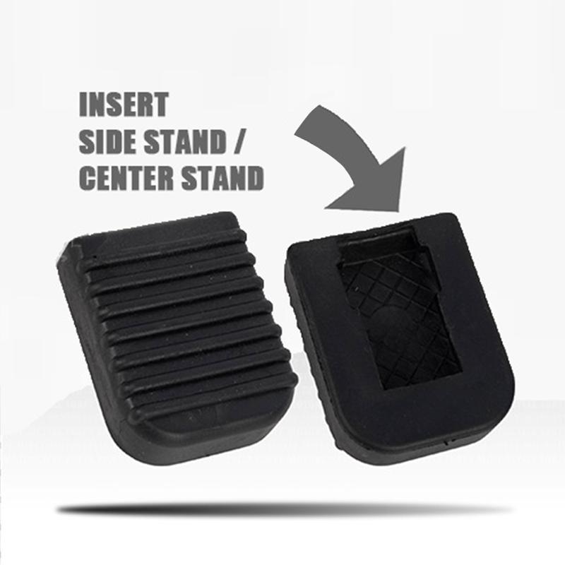 SEAMETAL Motorcycle Footrest Plate Extension Anti-Slip Mount Accessory Side Stand Component