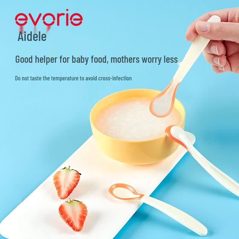 Evorie Baby Temperature Sensing Spoons (2-Pack)