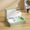 Cat Bowl Double Bowl Automatic Drinking Automatic Feeder Cat Food Bowl Dog Food Bowl Drinking All-in-One Cat Food Bowl